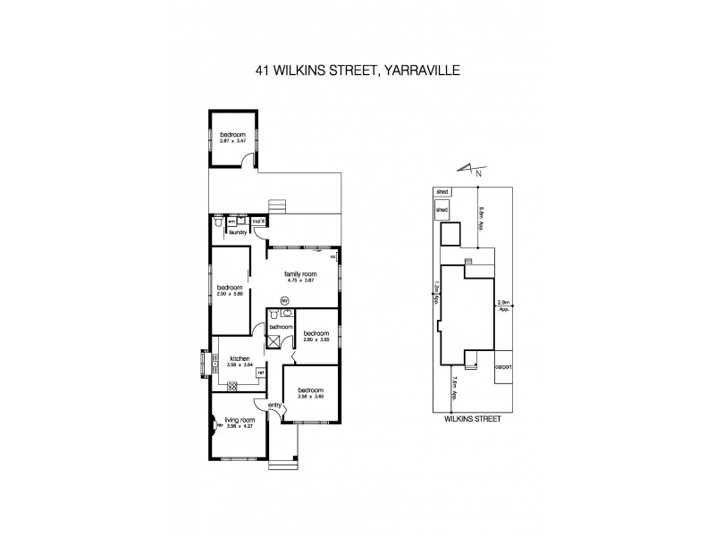 41 Wilkins Street, Yarraville VIC 3013 Floorplan