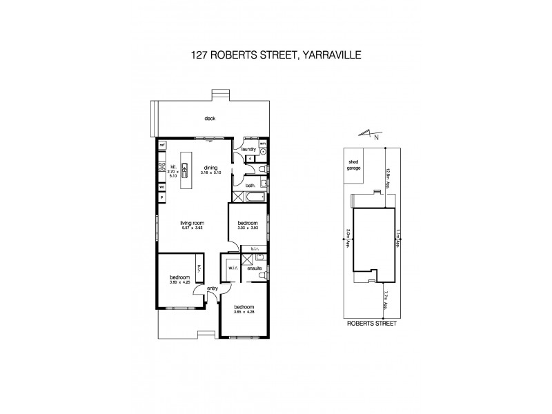 127 Roberts Street, Yarraville VIC 3013 Floorplan