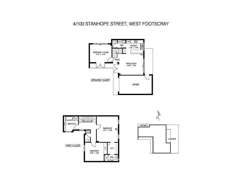 4/100 Stanhope Street, West Footscray VIC 3012 Floorplan