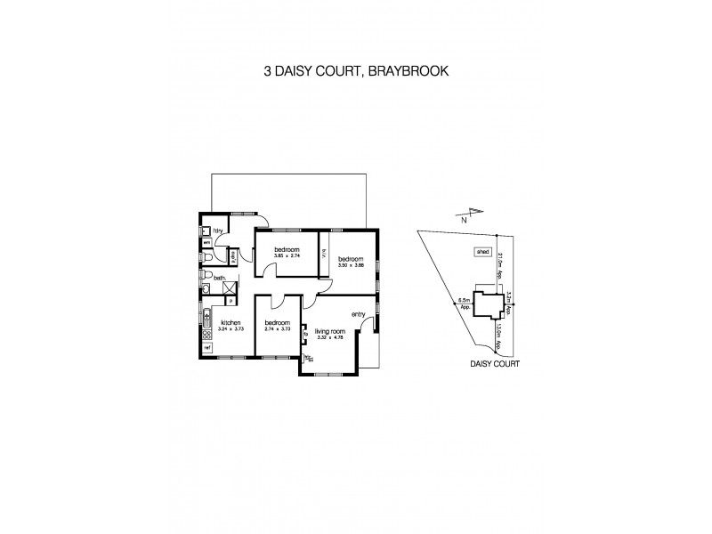 3 Daisy Court, Braybrook VIC 3019 Floorplan