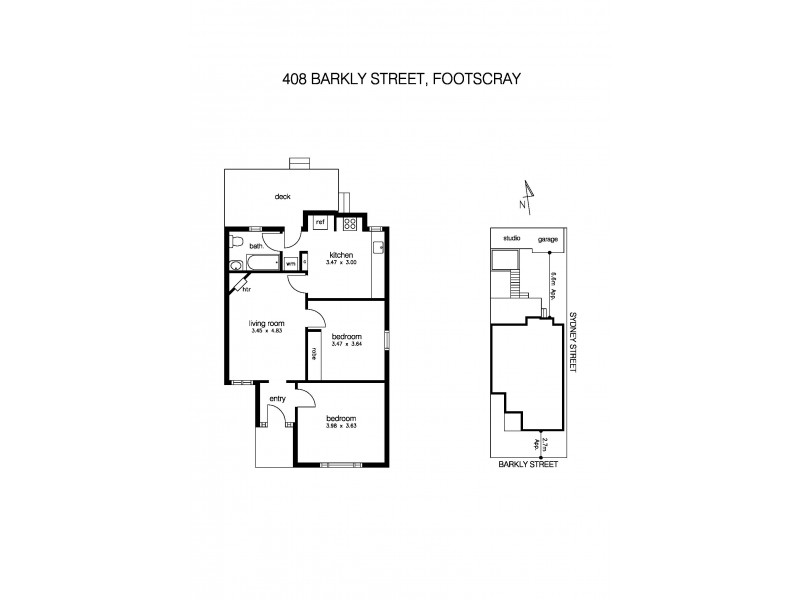 408 Barkly Street, Footscray VIC 3011 Floorplan