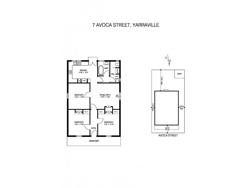 7 Avoca Street, Yarraville VIC 3013 Floorplan
