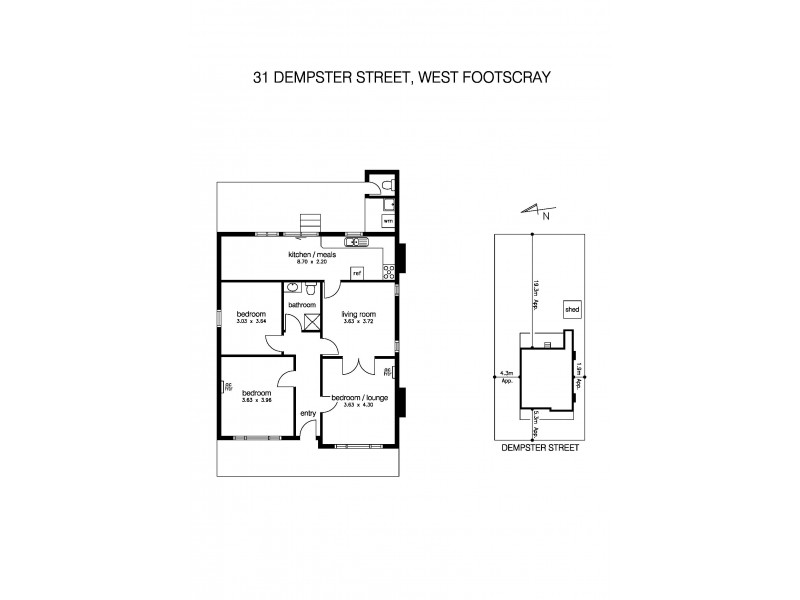 31 Dempster Street, West Footscray VIC 3012 Floorplan