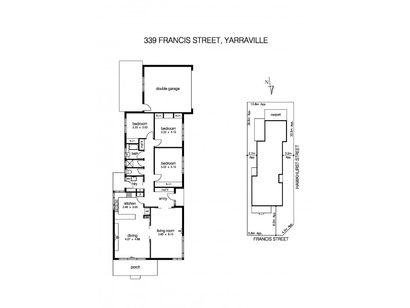 339 Francis Street, Yarraville VIC 3013 Floorplan
