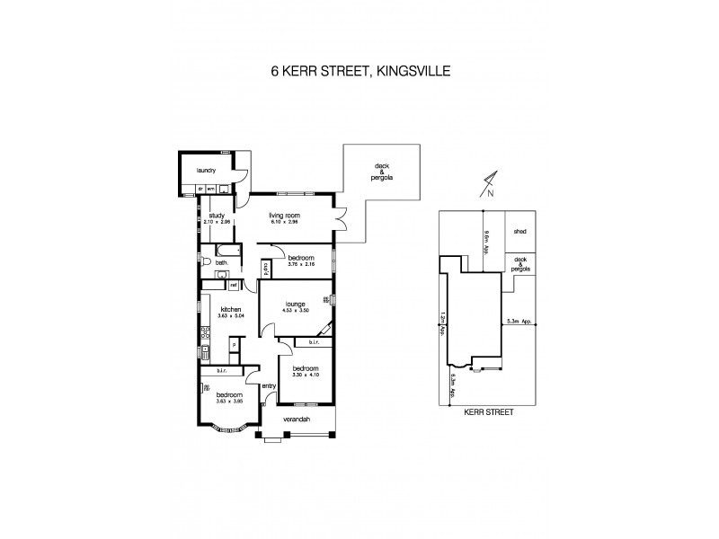 6 Kerr Street, Kingsville VIC 3012 Floorplan