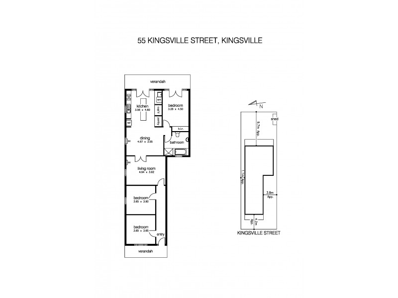 55 Kingsville Street, Kingsville VIC 3012 Floorplan