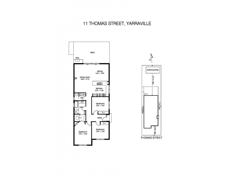 11 Thomas Street, Yarraville VIC 3013 Floorplan