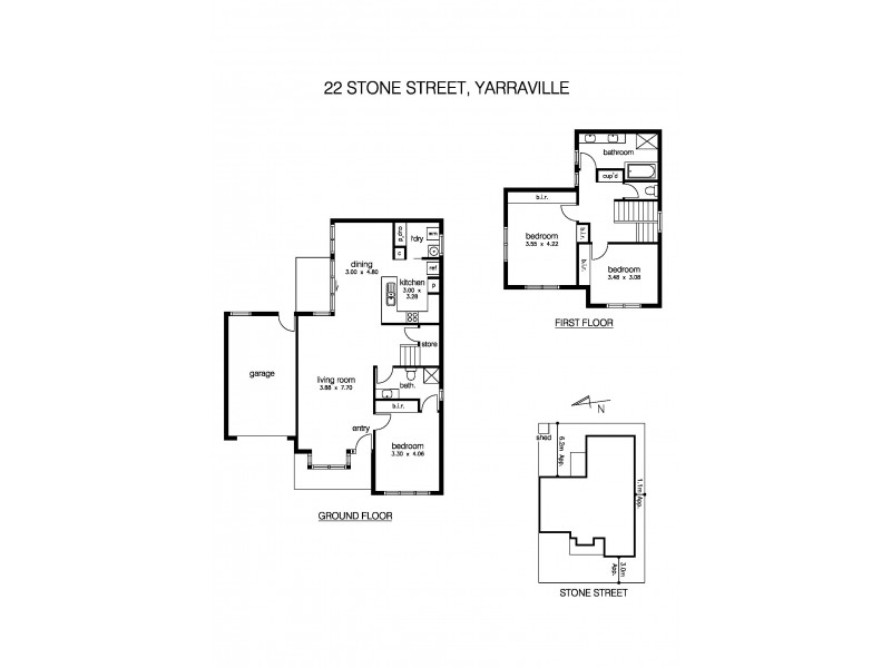 22 Stone Street, Yarraville VIC 3013 Floorplan