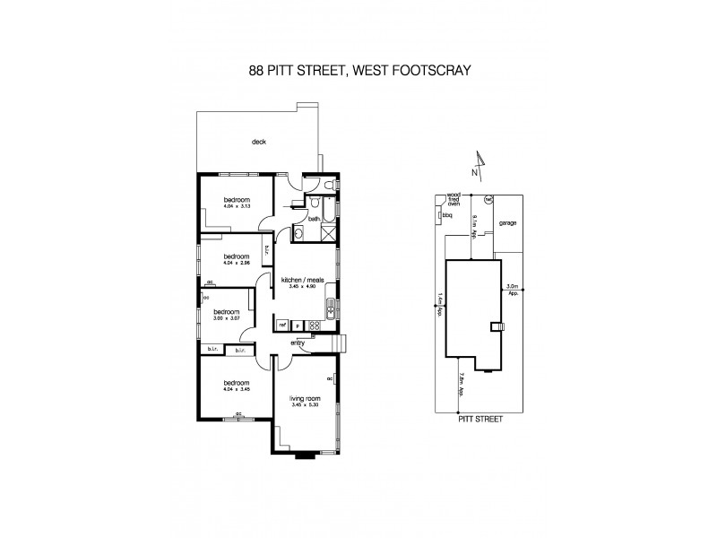 88 Pitt Street, West Footscray VIC 3012 Floorplan