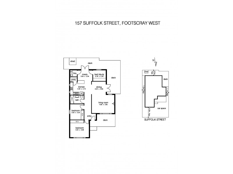 157 Suffolk Street, West Footscray VIC 3012 Floorplan