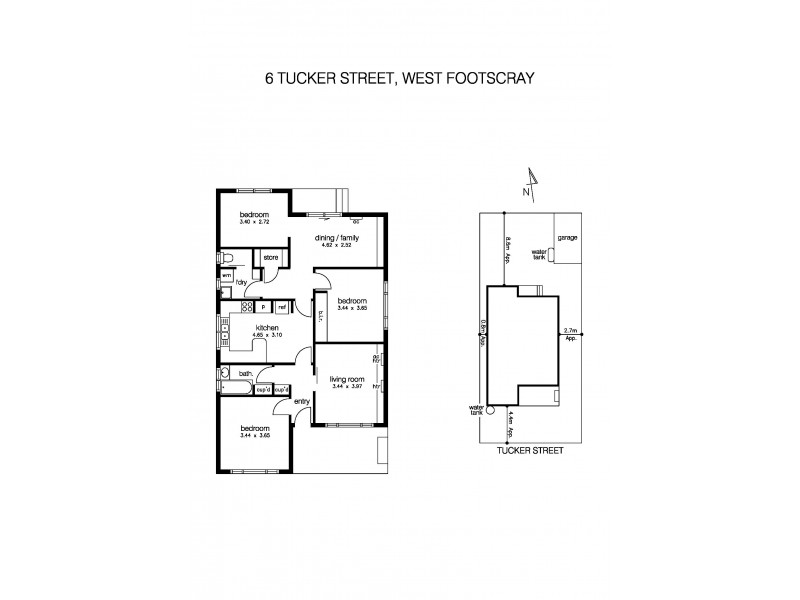 6 Tucker Street, West Footscray VIC 3012 Floorplan