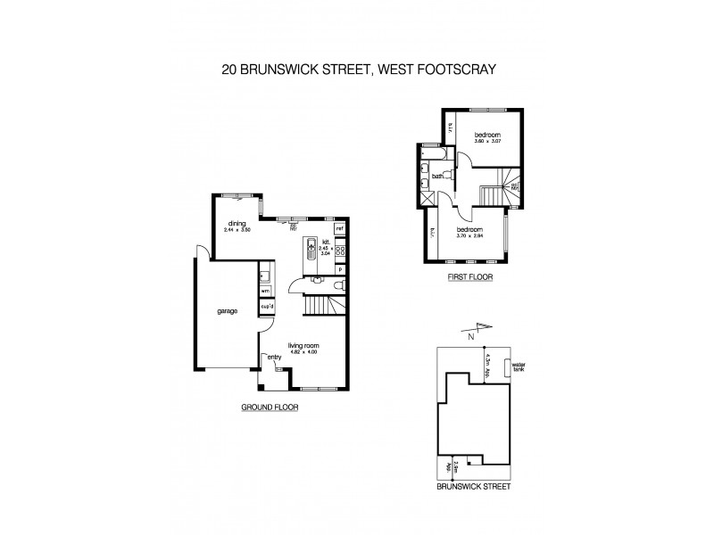 20 Brunswick Street, West Footscray VIC 3012 Floorplan