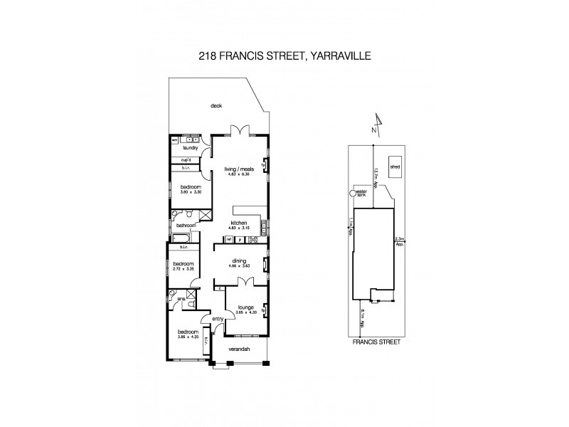 218 Francis Street, Yarraville VIC 3013 Floorplan