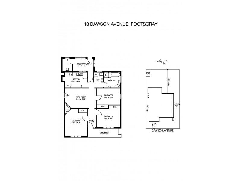 13 Dawson Avenue, Footscray VIC 3011 Floorplan