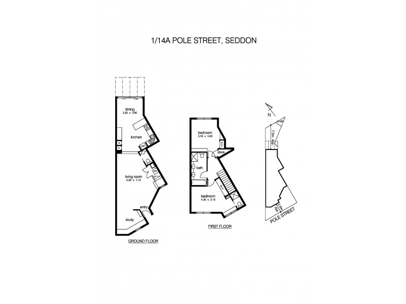 1/14A Pole Street, Seddon VIC 3011 Floorplan