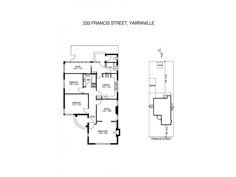 233 Francis Street, Yarraville VIC 3013 Floorplan