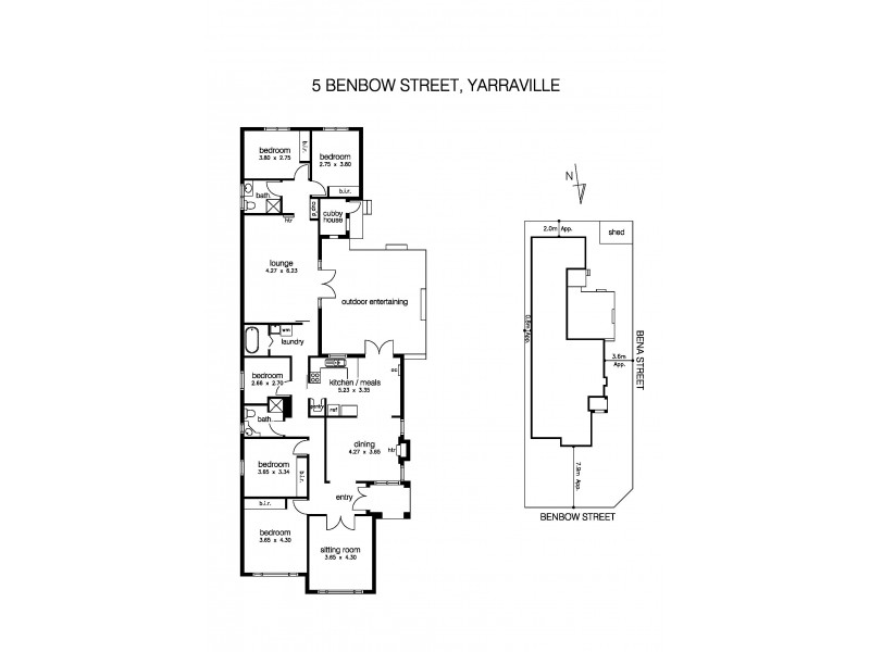 5 Benbow Street, Yarraville VIC 3013 Floorplan