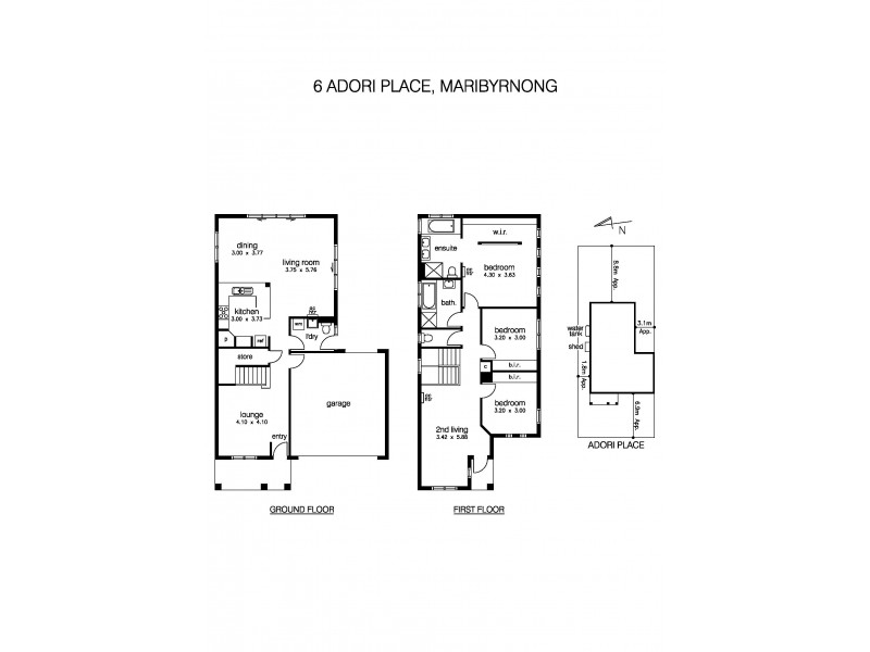 6 Adori Place, Maribyrnong VIC 3032 Floorplan
