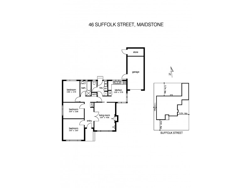 46 Suffolk Street, Maidstone VIC 3012 Floorplan