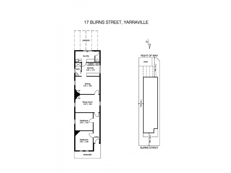 17 Burns Street, Yarraville VIC 3013 Floorplan