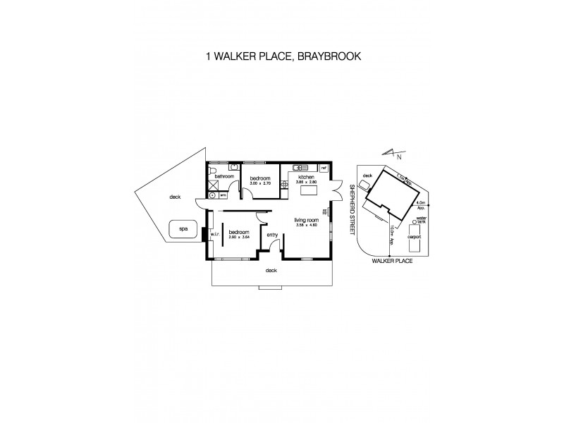 1 Walker Place, Braybrook VIC 3019 Floorplan