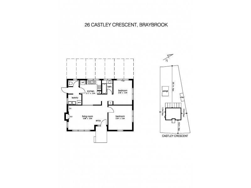 26 Castley Crescent, Braybrook VIC 3019 Floorplan