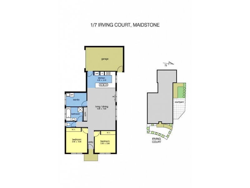 1/7 Irving Court, Maidstone VIC 3012 Floorplan