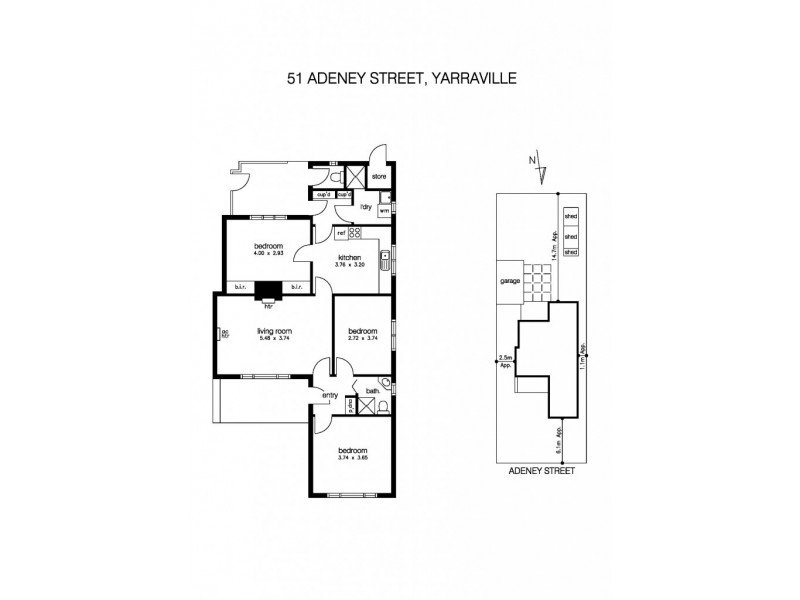 51 Adeney Street, Yarraville VIC 3013 Floorplan