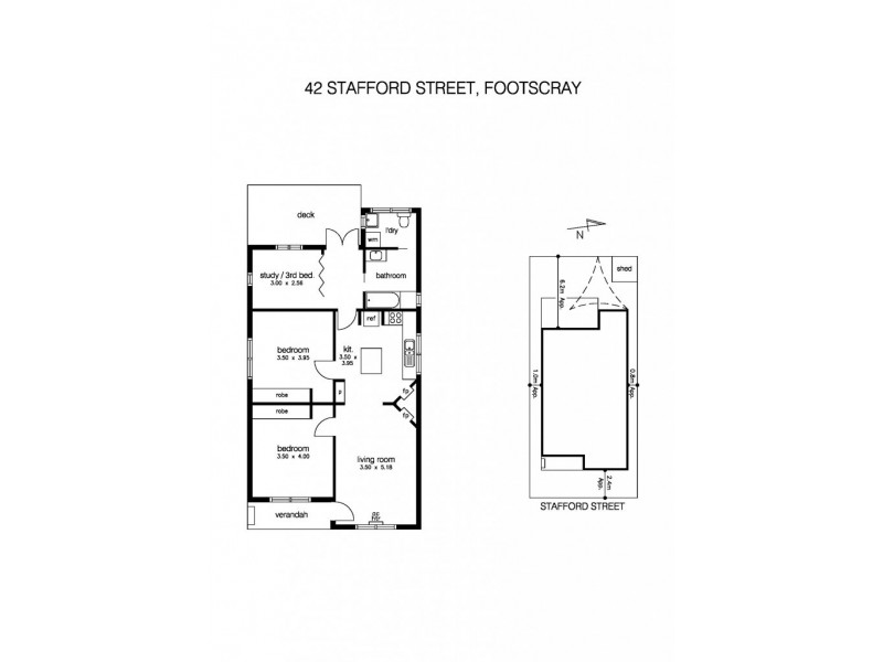 42 Stafford Street, Footscray VIC 3011 Floorplan