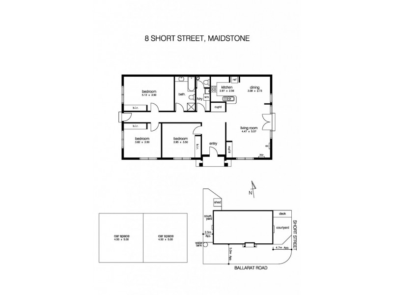 8 Short Street, Maidstone VIC 3012 Floorplan
