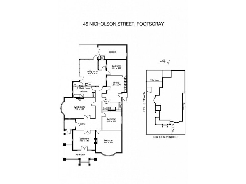 45 Nicholson Street, Footscray VIC 3011 Floorplan