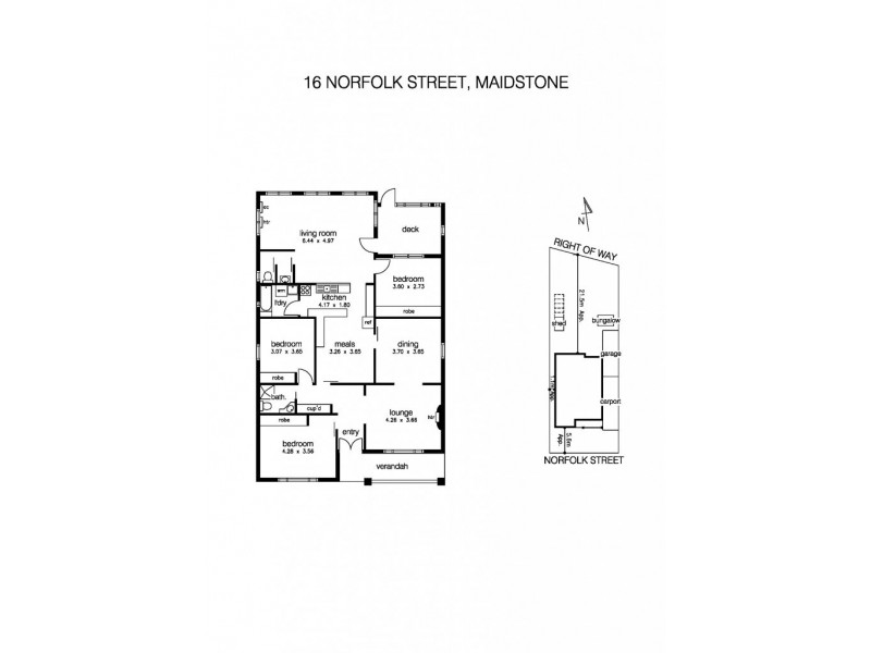 16 Norfolk Street, Maidstone VIC 3012 Floorplan