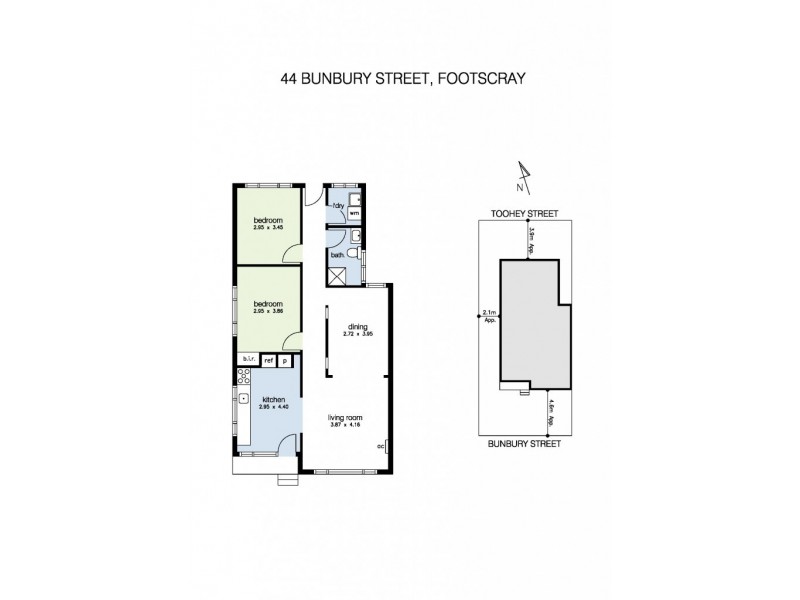44 Bunbury Street, Footscray VIC 3011 Floorplan