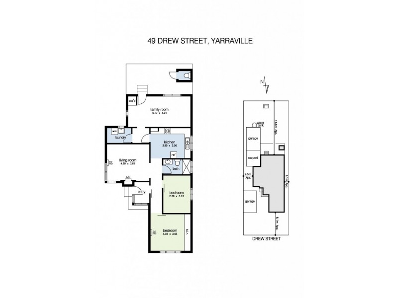49 Drew Street, Yarraville VIC 3013 Floorplan