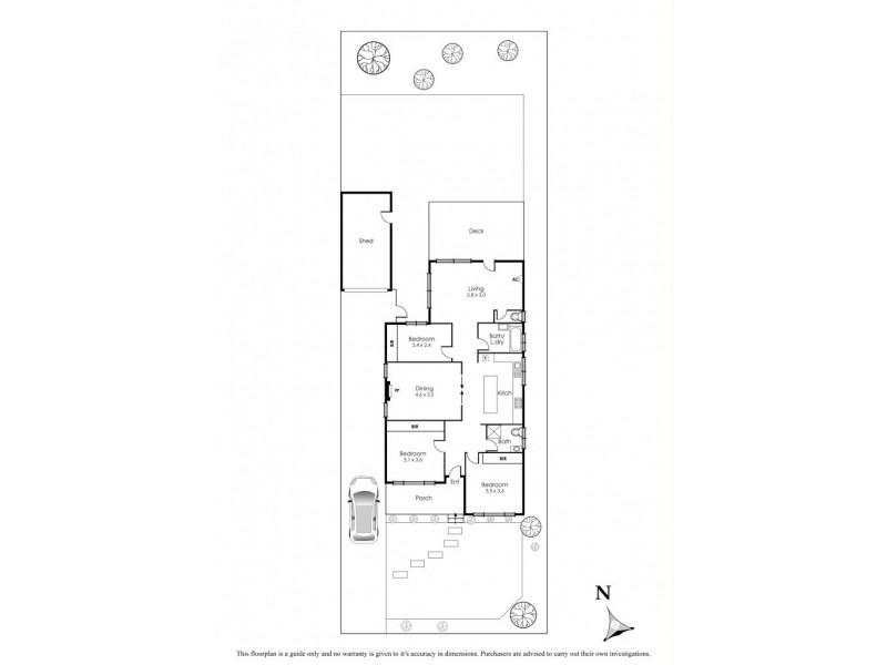 328 Francis Street, Yarraville VIC 3013 Floorplan