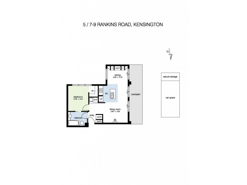 5/7 – 9 Rankins Road, Kensington VIC 3031 Floorplan