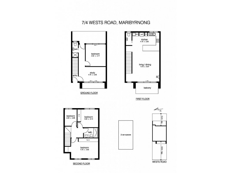 7/4 Wests Road, Maribyrnong VIC 3032 Floorplan