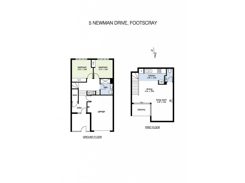 5 Newman Drive, Footscray VIC 3011 Floorplan