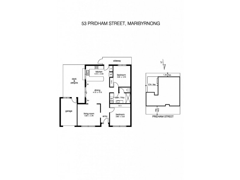 53 Pridham Street, Maribyrnong VIC 3032 Floorplan