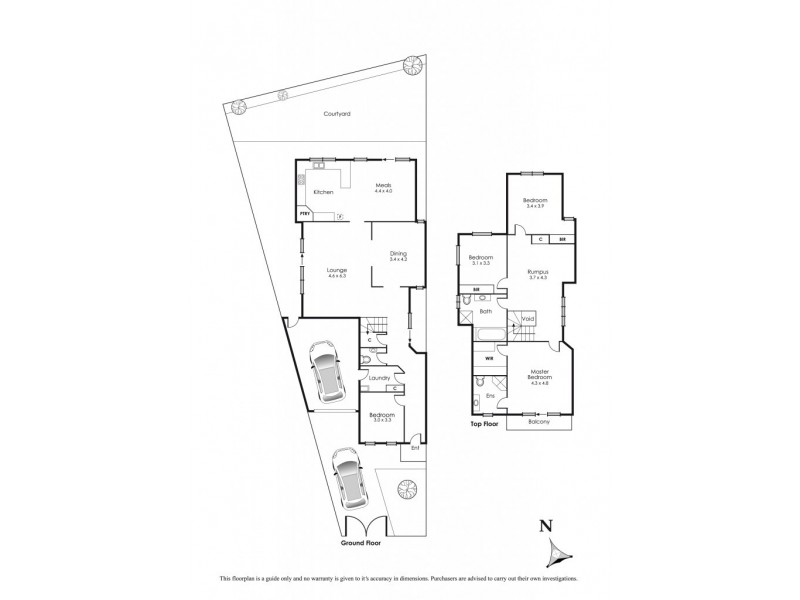 1/12 Curtin Court, Maidstone VIC 3012 Floorplan