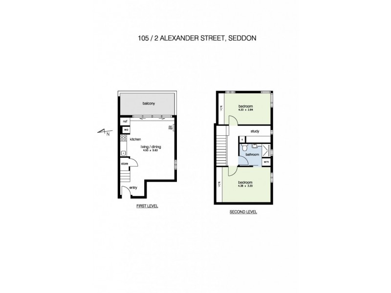 105/2 Alexander Street, Seddon VIC 3011 Floorplan