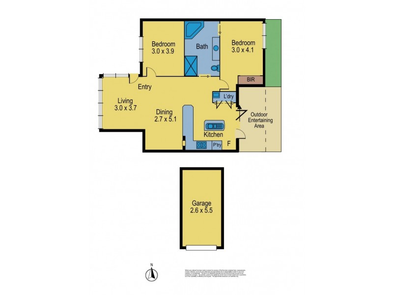 3/18 Clarendon Parade, West Footscray VIC 3012 Floorplan