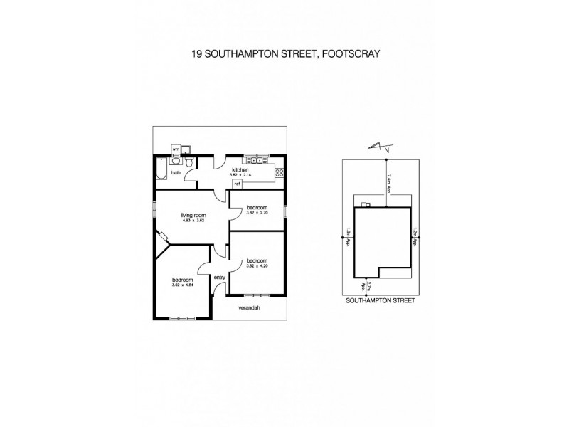 19 Southampton Street, Footscray VIC 3011 Floorplan