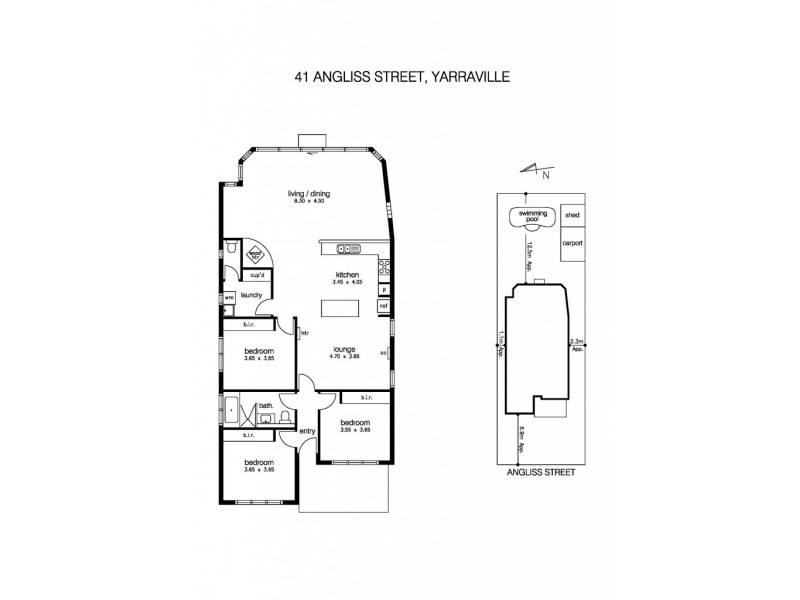 41 Angliss Street, Yarraville VIC 3013 Floorplan
