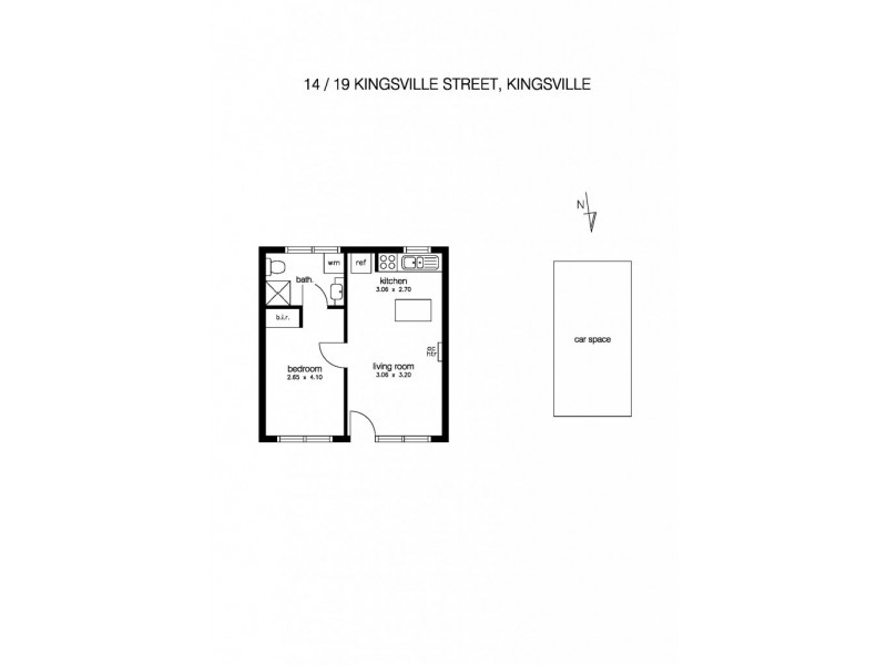 14/19 Kingsville Street, Kingsville VIC 3012 Floorplan