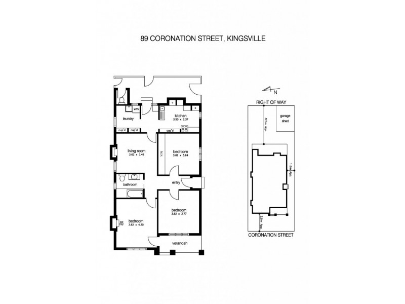 89 Coronation Street, Kingsville VIC 3012 Floorplan