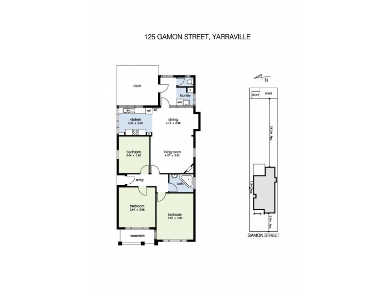 125 Gamon Street, Yarraville VIC 3013 Floorplan