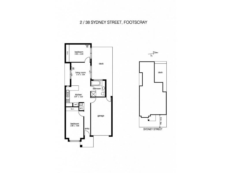 2/38 Sydney Street, Footscray VIC 3011 Floorplan