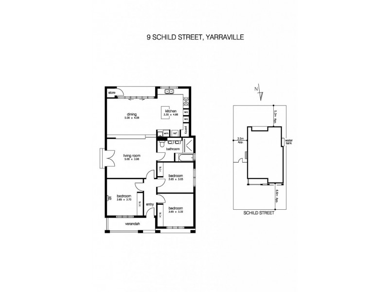 9 Schild Street, Yarraville VIC 3013 Floorplan