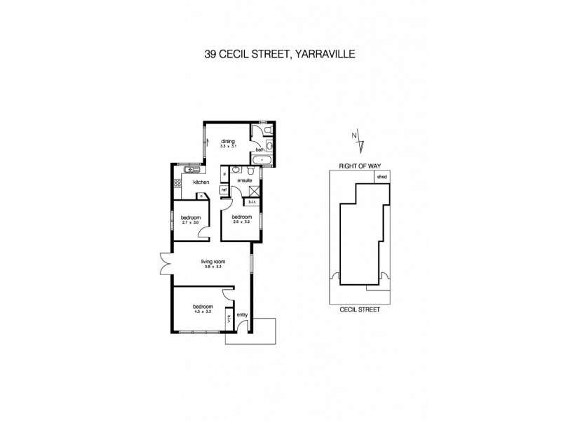 39 Cecil Street, Yarraville VIC 3013 Floorplan